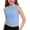Light Blue, variant on RTKFRFLM Girls Solid Color Tank Top Sleeveless Comfortable Cotton Cami Top White 11-12 Years