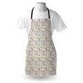 thumbnail image 4 of Bowling Apron, Cartoon Style Cheerful Hobby Pattern with Colorful Design Hobby Game Theme Design, Unisex Kitchen Bib with Adjustable Neck for Cooking Gardening, Adult Size, Multicolor, by Ambesonne, 4 of 4