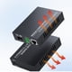 thumbnail image 5 of Convertidor de Medios de Fibra Gigabit SFP A RJ45, Transceptor de Fibra Monomodo LC, 10/100/1000 M, 5 of 5