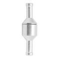 thumbnail image 2 of Valve 1 Way Nonreturn Check Valve Aluminium Alloy Silver for Water Oil Diesel Petrol Fuel Line, 2 of 7