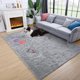 thumbnail image 1 of Merelax Alfombra suave y moderna para interiores, para dormitorio, sala de estar, habitación de niños, decoración del hogar, alfombras de piel peludas y esponjosas antideslizantes, cómoda alfombra par, 1 of 4