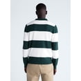 thumbnail image 4 of Free Assembly Men's Rugby Cozy Yarn Rugby Sweater with Long Sleeves, Midweight, Sizes XS-3XL, 4 of 7