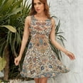 thumbnail image 7 of Isfahan Antique Central Persian Carpet Print Dress Summer Street Style Dresses Female Sleeveless Printed Sundress, 7 of 7