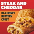 Hot Pockets Frozen Snacks, Steak and Cheddar Cheese, 5 Regular