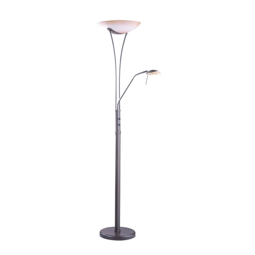 Kendal Lighting Cannes 71 Torchiere Floor Lamp Com Kendal Lighting Cannes 71 Torchiere, Plymouth Bronze Mica Shade Torchiere Floor Lamp