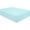 Aqua Blue, variant on Amay 800TC Organic Cotton Twin Size Fitted Sheet ( 39X75 ) Fits Mattress Upto 10-12 inches, White Solid