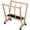 Natural, variant on Wood Large Print Rack with Castors, Artist Storage and Display, Premium Drying Rack, Storage for Canvas, Prints, Panels, Posters, Holds Artworks Up to 47