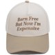 thumbnail image 1 of Gorra de béisbol lisa de algodón con bordado «Born Free», 1 of 1