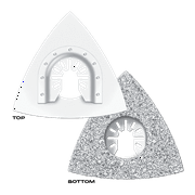 Imperial Blades IBOA620-1 ONE FIT 3-1/8" Triangle Carbide Grit Oscillating Saw Blade, Multi-Tool Accessory, 1PK