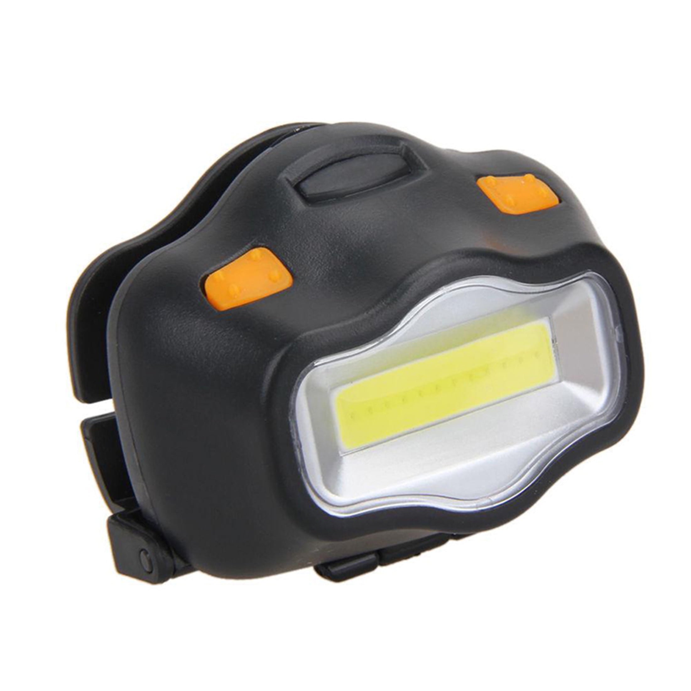Elbourn LED Headlamp Use Batteries Pack, Ultra Bright COB 100 Lumen Head  Flashlight for Adults, Camping, Outdoor Hard Hat Work