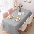 thumbnail image 2 of Abbracc Plain Disposable Table Cloth Covers Tableware Tablecloths Wedding Party New Silvery Grey, 2 of 9