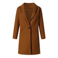 thumbnail image 3 of Vedolay Women's Suit Jackets Womens Slim-Fit Casual Fall Fashion Double Flap Pockets Casuals Jacket,Khaki 3XL, 3 of 5
