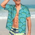 thumbnail image 7 of Disketp Hawaiian Shirts for Men,Beautiful Seashells Print Mens Casual Short Sleeve Button Down Shirts Beach Shirt, 7 of 7