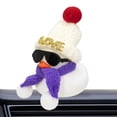 thumbnail image 3 of Car Ornaments Rubber Duck Christmas Rubber Ducks Toys Removable Novelty Squeeze Ducky Car Dashboard Decorations Auto Interior, 3 of 4