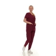 thumbnail image 5 of HEAL+WEAR Women's Scrub Set Stretch V-Neck Top & Pants 4-Way Stretch,Wrinkle-Resistant,Breathable Fabric, 5 of 6