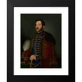 thumbnail image 2 of Jozef Czauczik 15x18 Black Modern Framed Museum Art Print Titled - Portrait of an Officer (1848 - 1849), 2 of 5