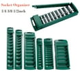 thumbnail image 2 of Lefu 1pc Socket Organizer Box 3/8 1/4 1/2inch Drive ABS Plastic Socket Clip Rail Holder Empty Socket Storage Toolbox Socket Storage, 2 of 8