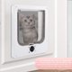 thumbnail image 4 of Puerta interior blanca magnética para gatos, puerta para gatos 27*23,5*5,5 cm, puerta para gatos con acceso de 4 vías, 4 of 4