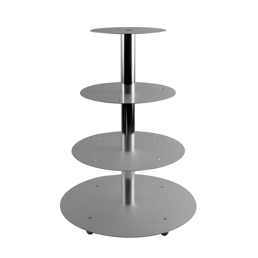 Wedding Cake Stand, Aluminum, 4Tier