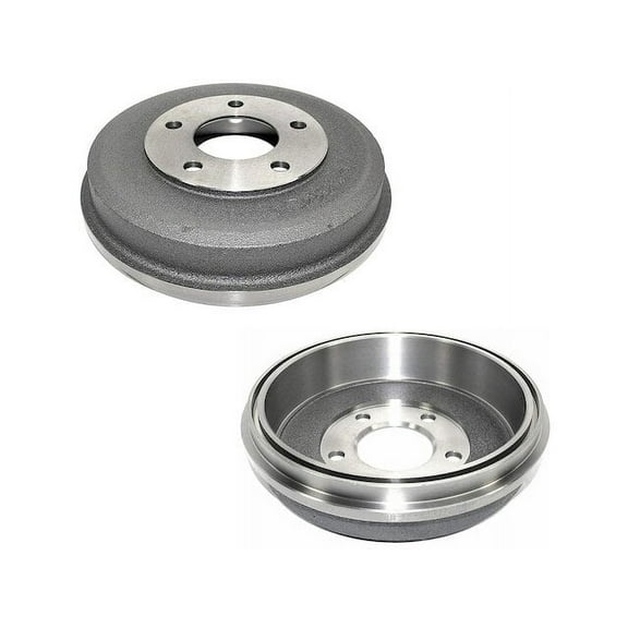 Rear Brake Drum Set - Compatible with 2001 - 2007 Ford Escape 2002 2003 2004 2005 2006