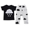 thumbnail image 3 of T-Shirt Long Pants, Baby Boy Shirt Pants Set Toddler Kids Baby Boy Short Sleeve Cotton Fiber Material Baby Boy Clothing Set For Casual For Holiday For Daily ANGGREK GH2018, 3 of 8