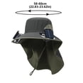 thumbnail image 4 of Solar Powered Fishing Hat with Fan Wide Brim 3 Speed Adjustable Cooling Sun Hat USB Solar Charging for Men Outdoor Hiking Gardening by PALIFEUR, 4 of 8