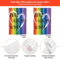 thumbnail image 4 of Love Always Wins Rainbow Garden Flag Pride Gay Pride Lesbian LGBT Pansexual Flag Yard Outdoor Garden Decoration12x18 Inch, 4 of 6