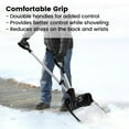 thumbnail image 3 of Active Mind Ltd 54" Industrial Double-Handle Snow Plow Shovel - Extra Wide Scraper Blade with D-Grip, Black All-Terrain Pusher for Heavy Snow Removal, 3 of 8