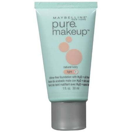 Maybelline: Natural Ivory Pure Makeup Shine-Free Foundation Foundation, 1 Fl Oz