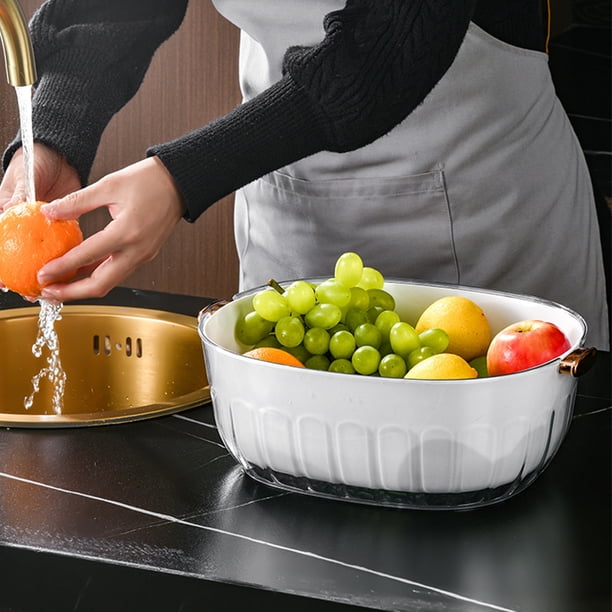 Aparatos de cocina, cesta para verduras, cesta para colar y lavar verduras, cesta multifunción para lavar verduras, colador y recipiente para remojar, frutero y verduras, herramientas para el hogar