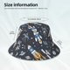thumbnail image 3 of Balery Space Cars Sombreros para el sol para hombre y mujer, sombrero de pescador con UPF 50+, 3 of 6