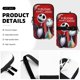 thumbnail image 3 of Bolsa para botella de agua deportiva y brazalete de Pesadilla antes de Navidad para accesorios de taza, yoga, gimnasio, bolsa para botella de agua deportiva para hombres y mujeres, color negro, 3 of 5