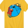 thumbnail image 3 of Sesame Street - Cookie Monster and Elmo Travel - Toddler and Youth Short Sleeve Graphic T-Shirt, 3 of 5