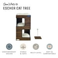 thumbnail image 3 of Sam's Pets Escher Cat Tree 23.5'' in Dark Walnut, 3 of 5