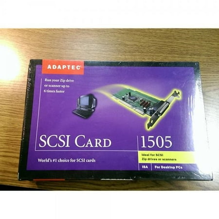 Made Ez Software - Adaptec 1505A SCSI2 ISA Adapter Kit with No Floppy Controller and EZ-SCSI Lite Software