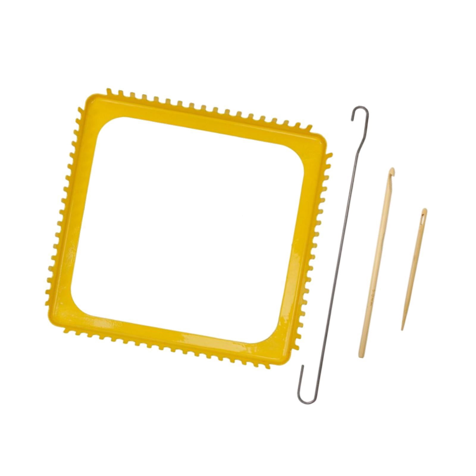 GUOOL Weaving Loom Kits DIY Weaving Accessories Multipurpose Lightweight Handcrafted Knitting Looms for Beginners Scarves Headbands