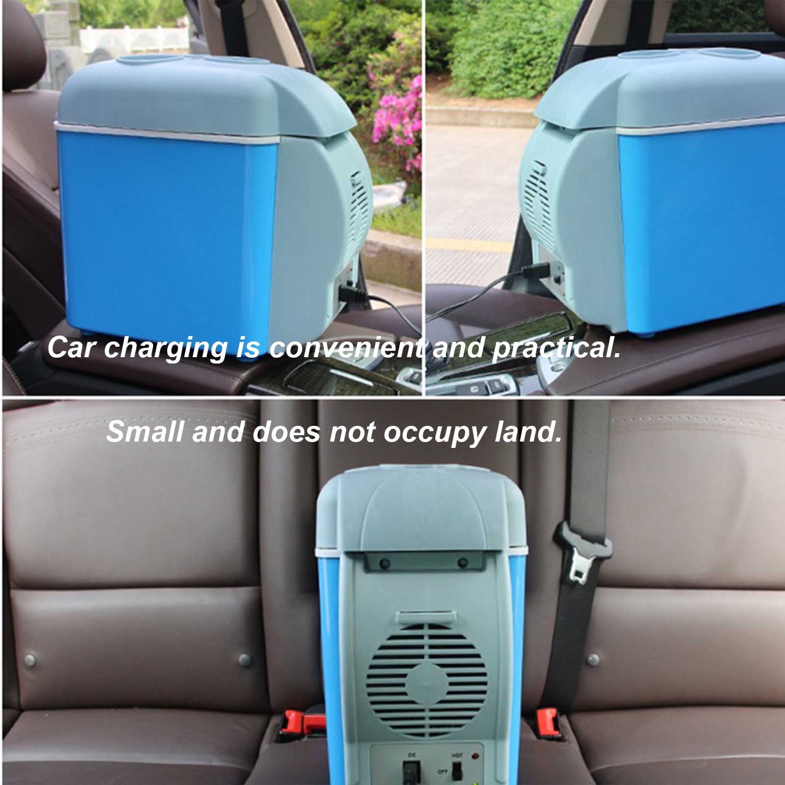 Car Refrigerator 12V, Usavan 7.5L Portable Mini Fridge with Heating Cooling, Compact Insulation Car Refrigeration for Vehicle Travel Camping Road Trip