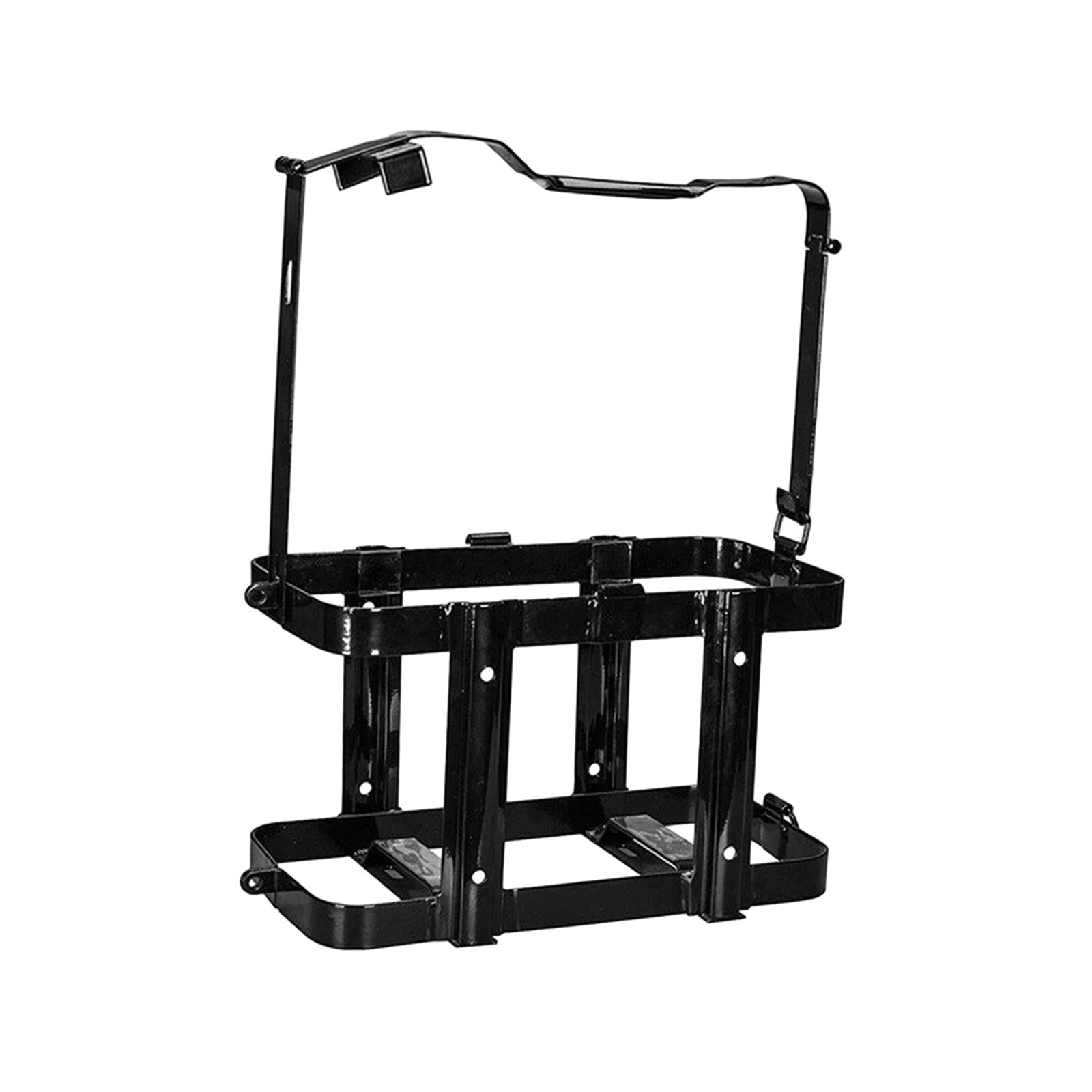 Wzmzjy Jerry Gas Can Holder Fuel Tank Holder for 5 Gal Black Spare Parts Replaces Metal