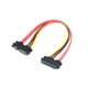 thumbnail image 4 of Adaptador de cable extensor macho a hembra de 22 pines Sata para unidades ópticas HDD, 50,11 Feliz Sencillez, 4 of 5