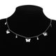 thumbnail image 1 of Collar multicapa Vintage mariposa colgante Para mujer mariposas luna estrella dije gargantilla collares bohemios De playa joyería regalo, 1 of 4