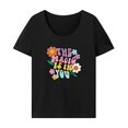 thumbnail image 1 of Camiseta de verano para mujer Yinane Ropa deportiva Cuello redondo S, 1 of 7