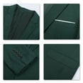 thumbnail image 7 of Cloudstyle Men's 2-Piece Suits Slim Fit 1 Button Dress Suit Jacket Blazer & Pants Set, 7 of 7