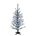 thumbnail image 5 of Kurt Adler 24-Inch Battery-Operated Pre-Lit Green Tinsel Tree, 5 of 9