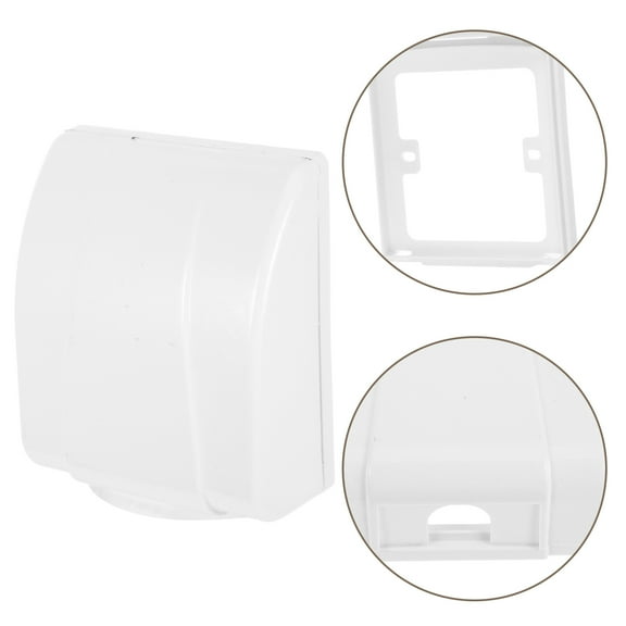 MLINS  Plastic Switch Cover Protector Plug and Outlet Covers White