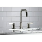 Elements of Design South Beach Double Cross Handle Kitchen Faucet with Plate