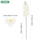 thumbnail image 3 of Uxcell 3-Pack Flores de Orquídea Artificial 9 Pétalos Grandes 37 Pulgadas Ramo de Seda Faux Phalaenopsis Orquídeas Falsas para el Hogar/Boda, 3 of 6
