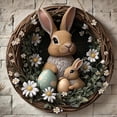 thumbnail image 1 of Fiudx Letrero de Pascua, Encantadora Decoración de Madera para Puerta, Placa de Bienvenida Festiva Única, Artesanía y Diseño Exquisitos, Ideal para Interiores y Exteriores, Ideal para Celebraciones d, 1 of 6