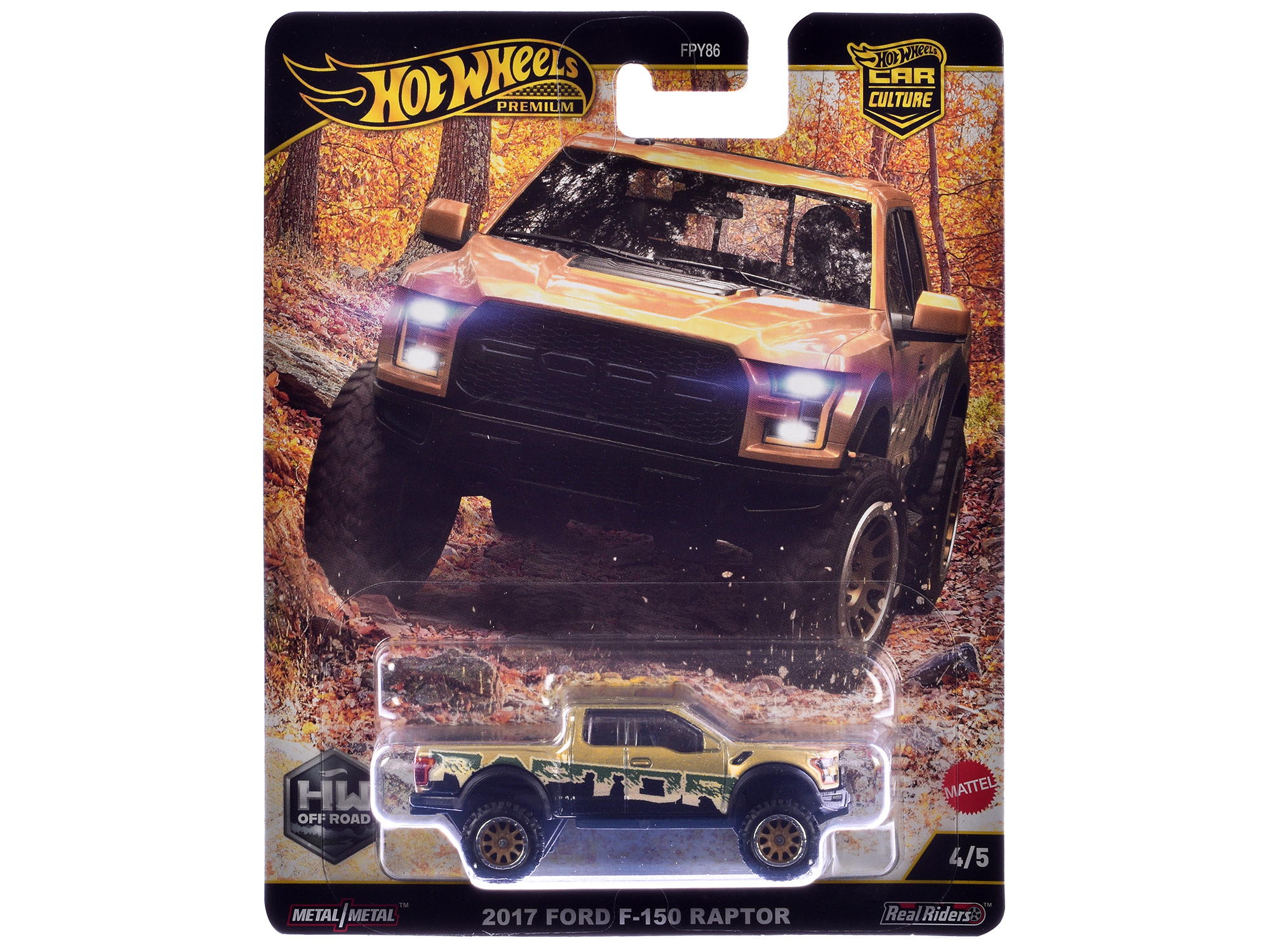 "HW Off Road" 5 piece Set "Car Culture" 2024 Series H Die Cast Model Cars by Hot Wheels