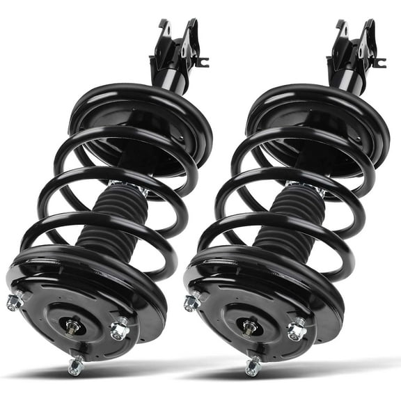 A-Premium Front Pair (2) Complete Strut & Coil Spring Assembly Compatible with Hyundai Santa Fe 2007 2008 2009, Driver and Passenger Side