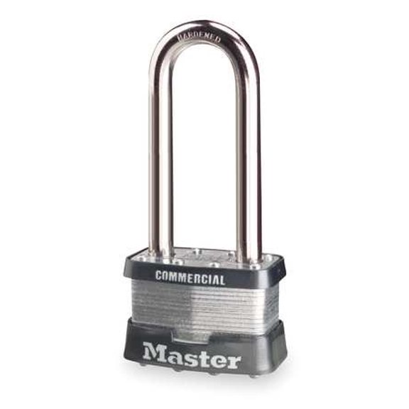 Master Lock Black/Silver Non-Rekeyable Padlock